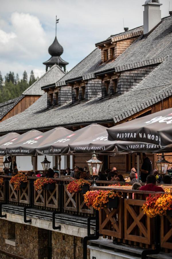 Pivovar Lyer Modrava Exteriör bild